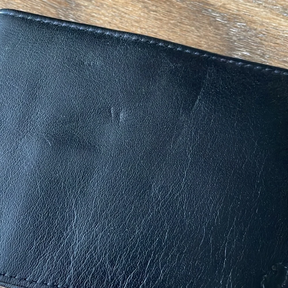 Vintage Schedoni Made In Italy Bi-fold Leather Wallet